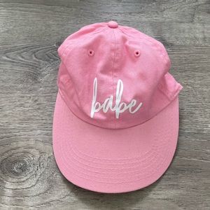 Pink babe hat